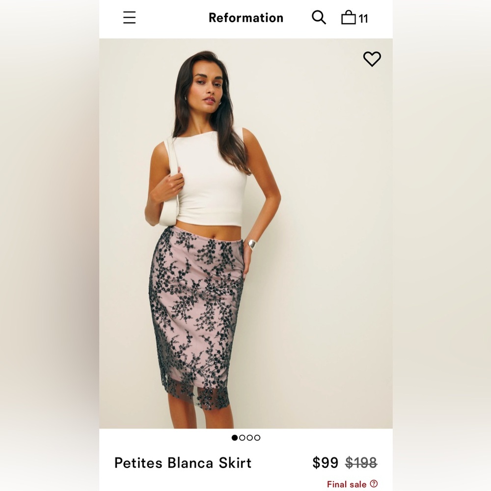 Reformation Blanca Skirt